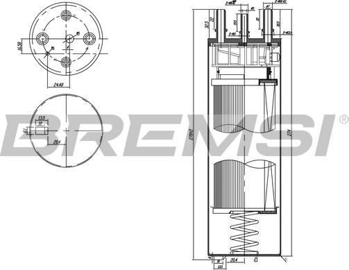 Bremsi FE0779 - Fuel filter car-mod.net