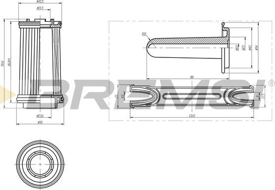 Bremsi FE1435 - Urea Filter car-mod.net