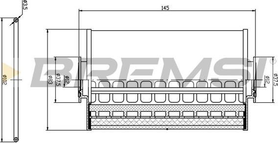 Bremsi FE1841 - Fuel filter car-mod.net
