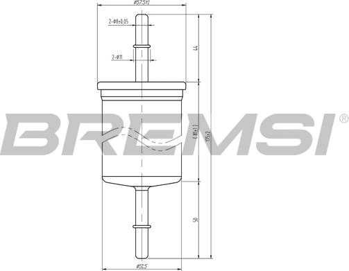 Bremsi FE1319 - Fuel filter car-mod.net