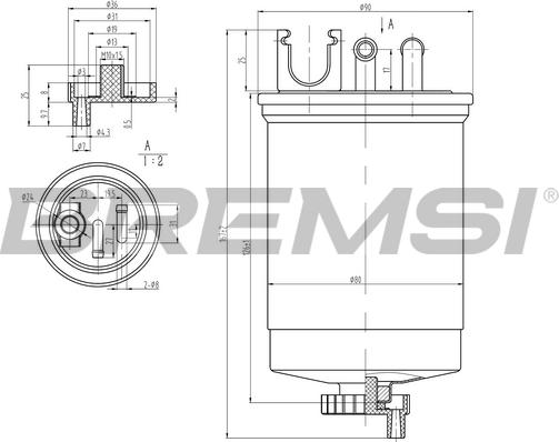 Bremsi FE1310 - Fuel filter car-mod.net