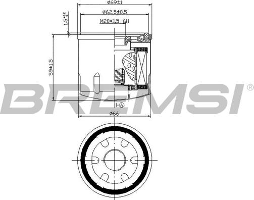 Bremsi FL0028 - Oil Filter car-mod.net