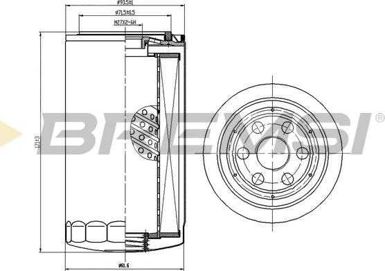 Bremsi FL1430 - Oil Filter car-mod.net