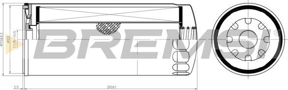 Bremsi FL1471 - Oil Filter car-mod.net