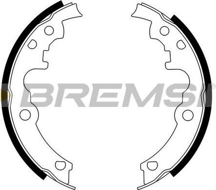 Bremsi GF4553 - Drum Brake Shoe Set car-mod.net