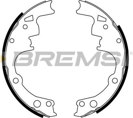 Bremsi GF4514 - Drum Brake Shoe Set car-mod.net
