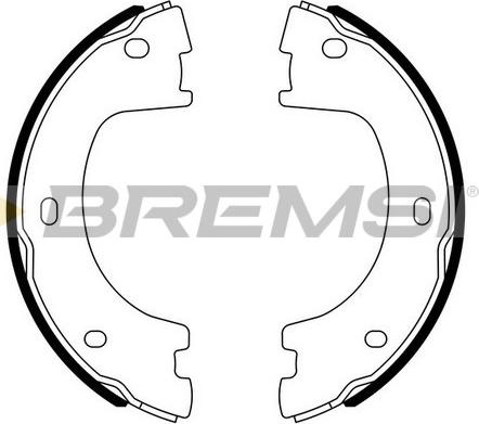 Bremsi GF0560 - Brake Shoe Set, parking brake car-mod.net