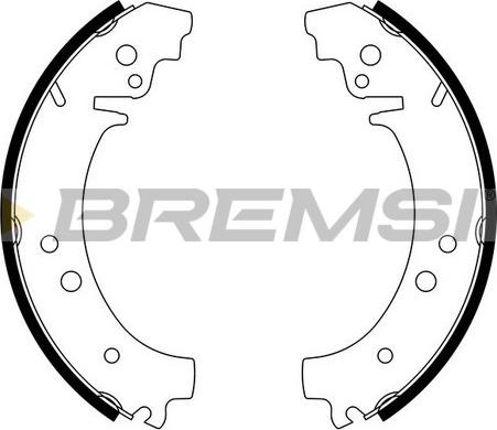 Bremsi GF0160 - Drum Brake Shoe Set car-mod.net