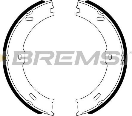 Bremsi GF0315 - Brake Shoe Set, parking brake car-mod.net
