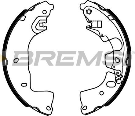 Bremsi GF1121 - Drum Brake Shoe Set car-mod.net
