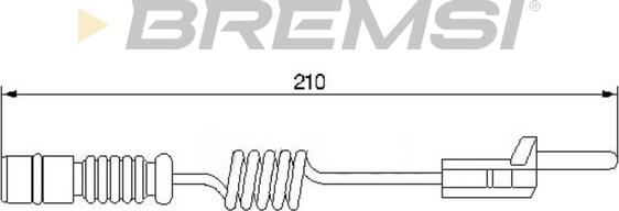 Bremsi WI0565 - Warning Contact, brake pad wear car-mod.net