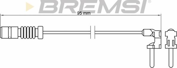Bremsi WI0501 - Warning Contact, brake pad wear car-mod.net