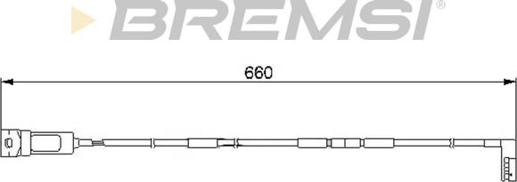 Bremsi WI0521 - Warning Contact, brake pad wear car-mod.net