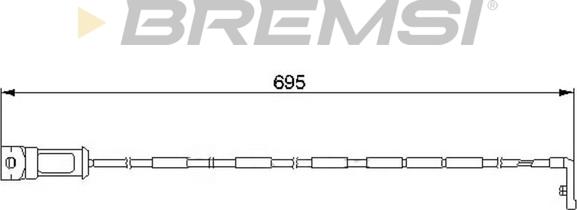 Bremsi WI0527 - Warning Contact, brake pad wear car-mod.net