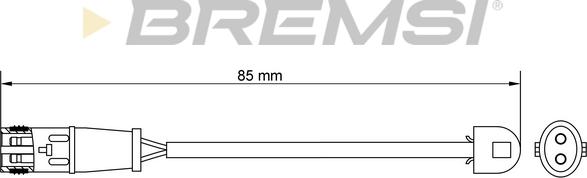 Bremsi WI0653 - Warning Contact, brake pad wear car-mod.net