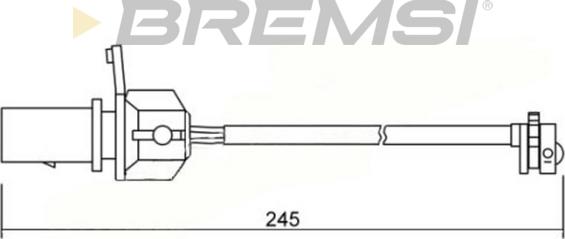 Bremsi WI0666 - Warning Contact, brake pad wear car-mod.net