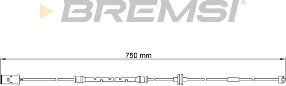 Bremsi WI0618 - Warning Contact, brake pad wear car-mod.net