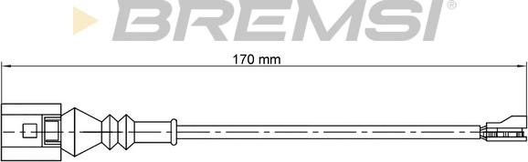 Bremsi WI0771 - Warning Contact, brake pad wear car-mod.net