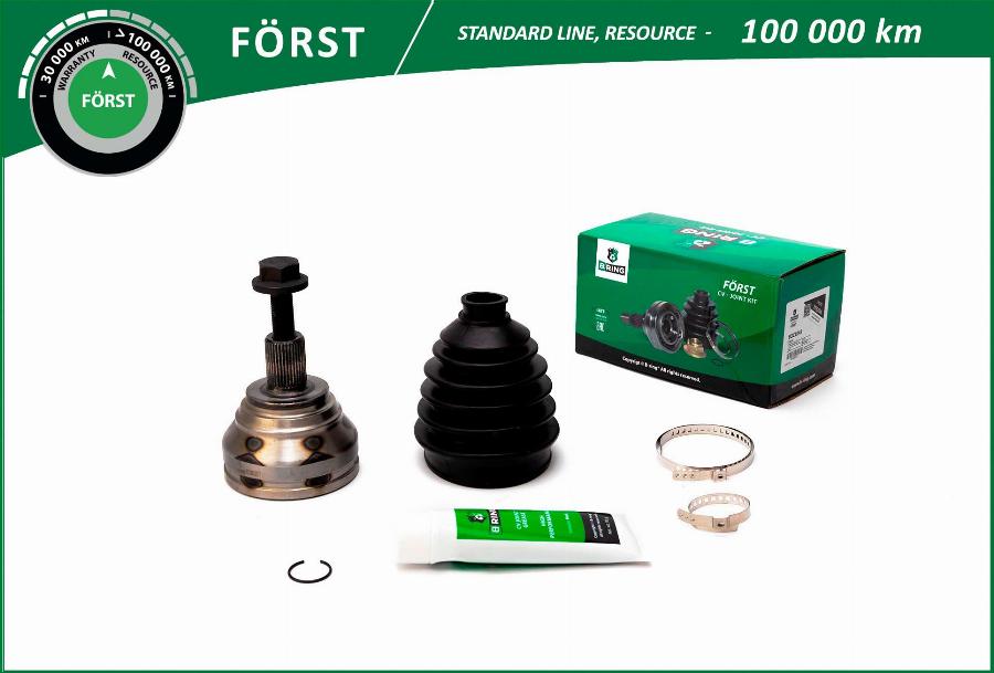 B-RING BOC1043 - CV Joint Kit, drive shaft car-mod.net
