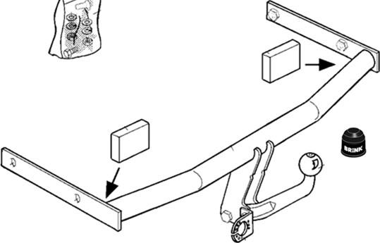 Brink 392000 - Trailer Hitch car-mod.net
