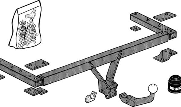 Brink 285000 - Trailer Hitch car-mod.net