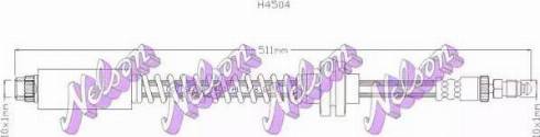 Brovex-Nelson H4504 - Brake Hose car-mod.net
