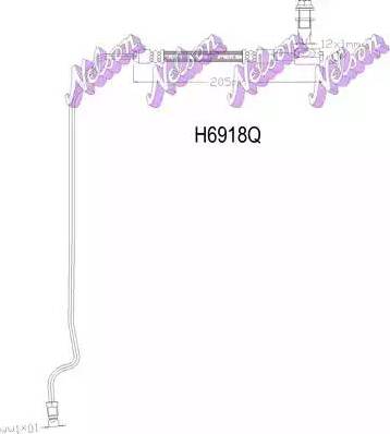 Brovex-Nelson H6918Q - Brake Hose car-mod.net