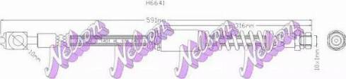 Brovex-Nelson H6641 - Brake Hose car-mod.net