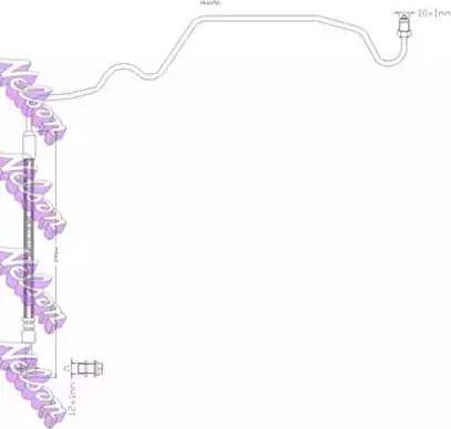 Brovex-Nelson H6685Q - Brake Hose car-mod.net