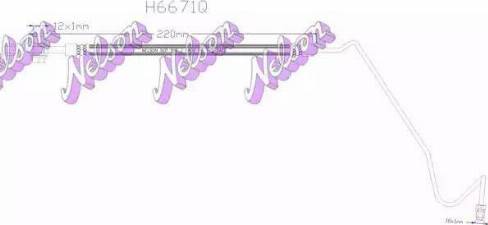 Brovex-Nelson H6671Q - Brake Hose car-mod.net