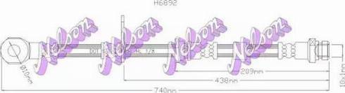 Brovex-Nelson H6892 - Brake Hose car-mod.net