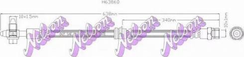 Brovex-Nelson H6386Q - Brake Hose car-mod.net