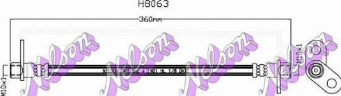 Brovex-Nelson H8063 - Brake Hose car-mod.net