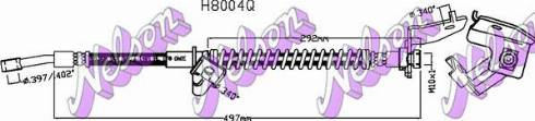 Brovex-Nelson H8004Q - Brake Hose car-mod.net
