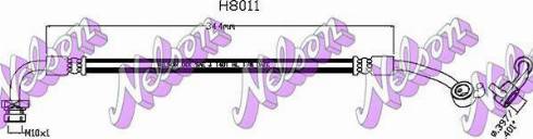 Brovex-Nelson H8011 - Brake Hose car-mod.net