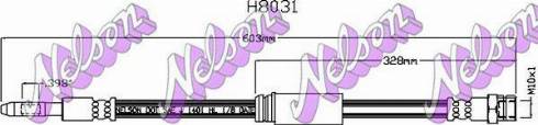 Brovex-Nelson H8031 - Brake Hose car-mod.net