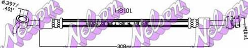 Brovex-Nelson H8101 - Brake Hose car-mod.net