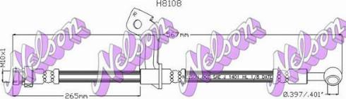 Brovex-Nelson H8108 - Brake Hose car-mod.net
