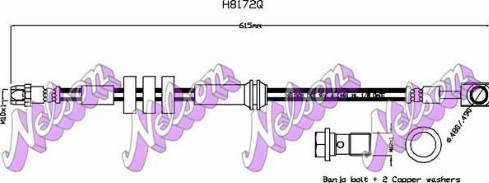 Brovex-Nelson H8172Q - Brake Hose car-mod.net