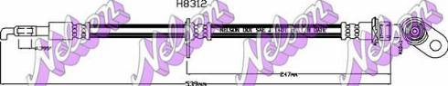 Brovex-Nelson H8312 - Brake Hose car-mod.net