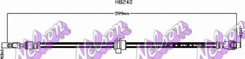 Brovex-Nelson H8240 - Brake Hose car-mod.net