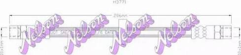 Brovex-Nelson H3771 - Brake Hose car-mod.net