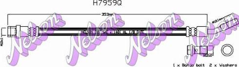 Brovex-Nelson H7959Q - Brake Hose car-mod.net