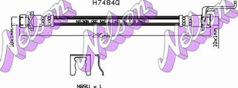 Brovex-Nelson H7484Q - Brake Hose car-mod.net