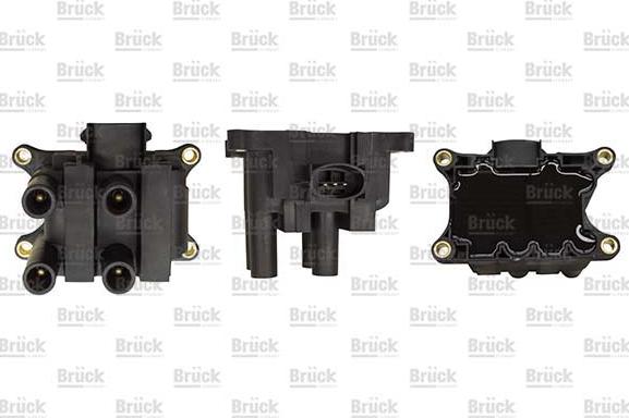 BRÜCK GERMANY 988F12029AB - Ignition Coil car-mod.net