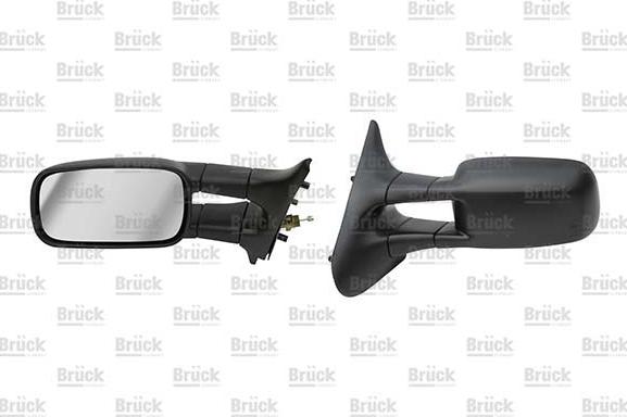 BRÜCK GERMANY 6K9857501E - Outside Mirror car-mod.net