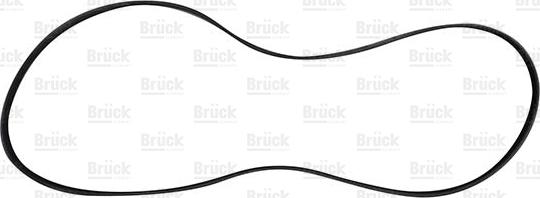 BRÜCK GERMANY 6Q0260849A - V-Ribbed Belt car-mod.net