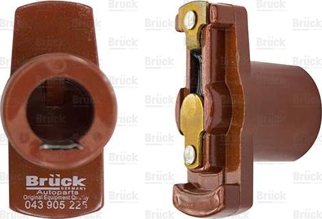 BRÜCK GERMANY 043905225 - Rotor, distributor car-mod.net
