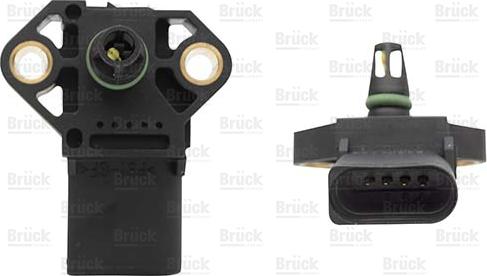 BRÜCK GERMANY 038906051C - Sensor, intake manifold pressure car-mod.net