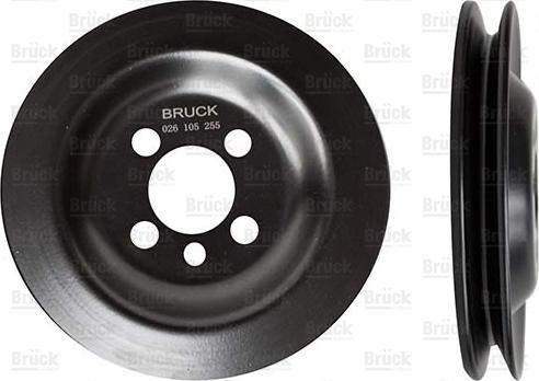 BRÜCK GERMANY 026105255 - Belt Pulley, crankshaft car-mod.net